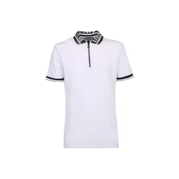 VERSACE JEANS COUTURE Men Monogram Polo White