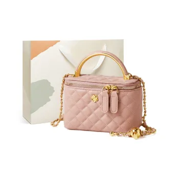 15 MINS Synthetic Leather Chain Box Bag, Shoulder Bag, Crossbody Bag, Handbag Mini Women's Multicolor