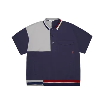 UNVESNO Polo Shirts Unisex Navy Blue