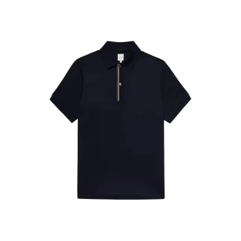 Paul Smith Signature Stripe trim Polo Shirt