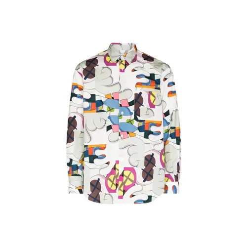Kaws X CDG Shirts Men Multicolor