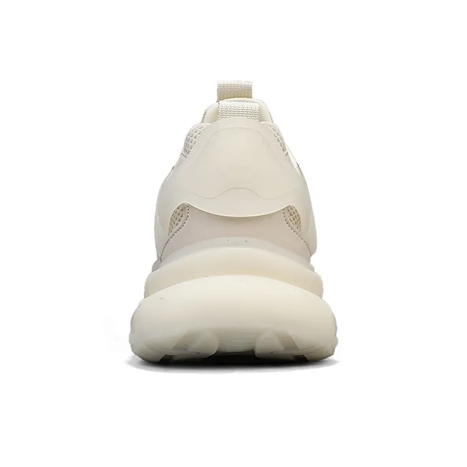 U.S. POLO ASSN. Cushioning Slip Resistant Breathable Height Increasing Coverage Low Top Chunky Sneakers Men's Ecru-6