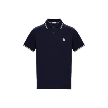 Moncler Polo Shirt Men's Dark Blue
