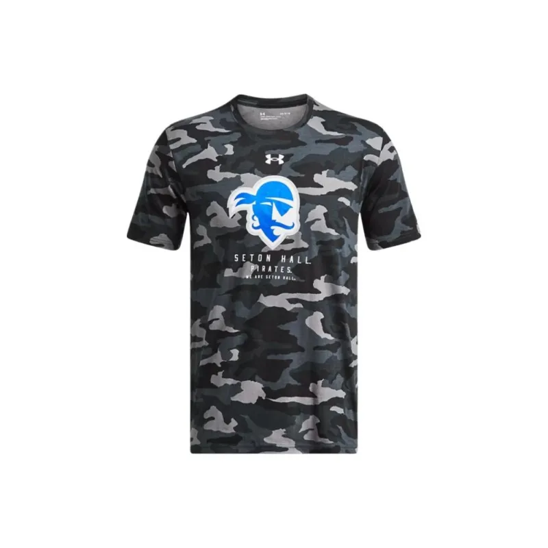 Under Armour Performance CottonCollegiate Camo T Shirt Men's Camouflage-0