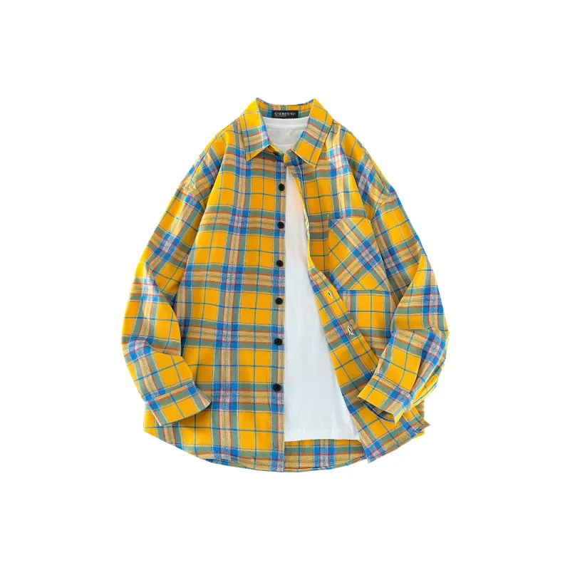 GNOMESHGH Shirt Unisex Black Plaid-2