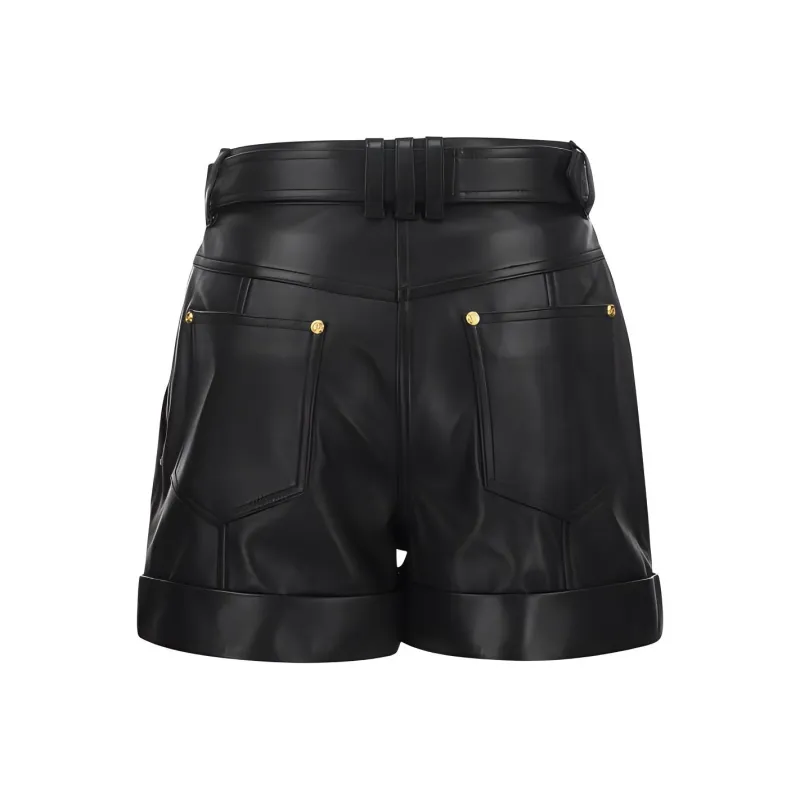 BALMAIN Casual Shorts Women's Black-1