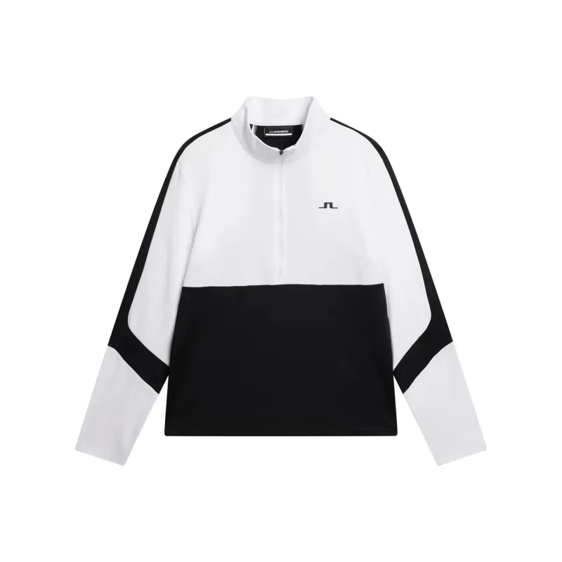 J.Lindeberg Carl Mid Layer Sweatshirt Men's White-0