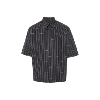 Givenchy Striped Short Sleeved Shirt