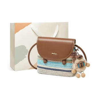 15 MINS Fabric, Synthetic Leather Cell Phone Pouch, Shoulder Bag, Crossbody Bag Mini Women's Rainbow