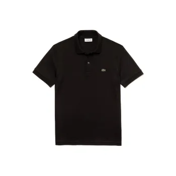 LACOSTE Logo patch Jersey Polo Shirt