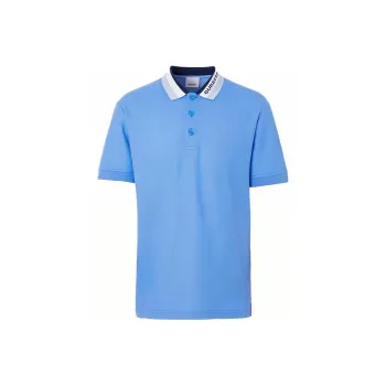 Burberry Polo Shirts Men Blue