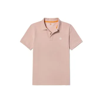 Timberland Polo Shirts Men Light Pink