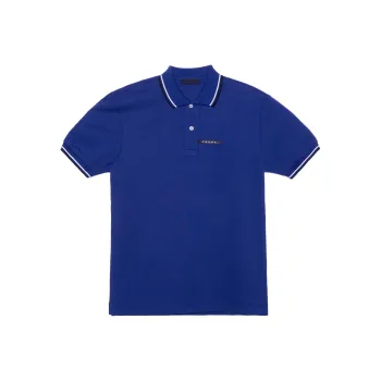 PRADA Polo Shirts Men Blue