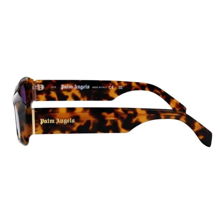 PALM ANGELS Acetate Oval Sunglasses Unisex Black-2