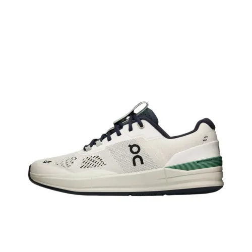 FEIDELEI x On The Roger Pro Cushioning Anti Slip And Wear Resistant Low Top Tennis Shoes Men
s White Green