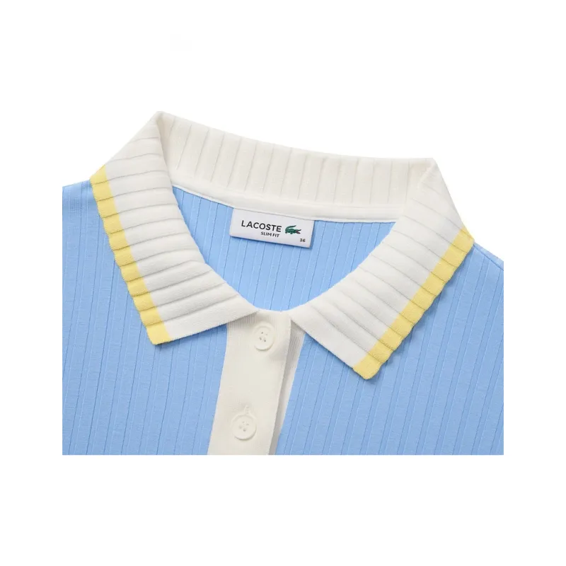 LACOSTE SS25 Polo Shirt Women's Navy Blue-2