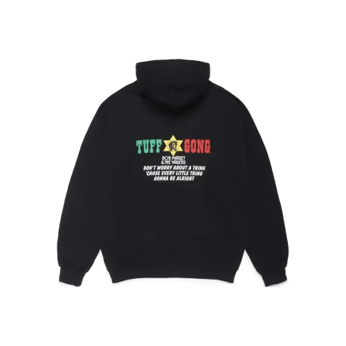 WACKO MARIA Bob Marley Co-branded Edition Sweatshirts Unisex Black