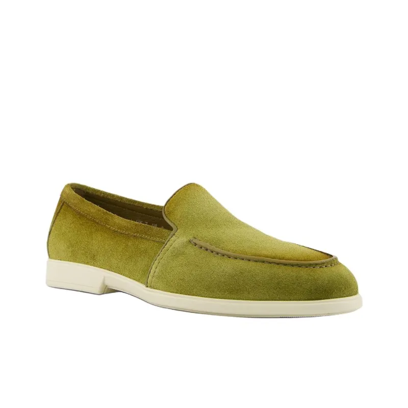 Santoni Malibu Casual Shoes Men's Green-3