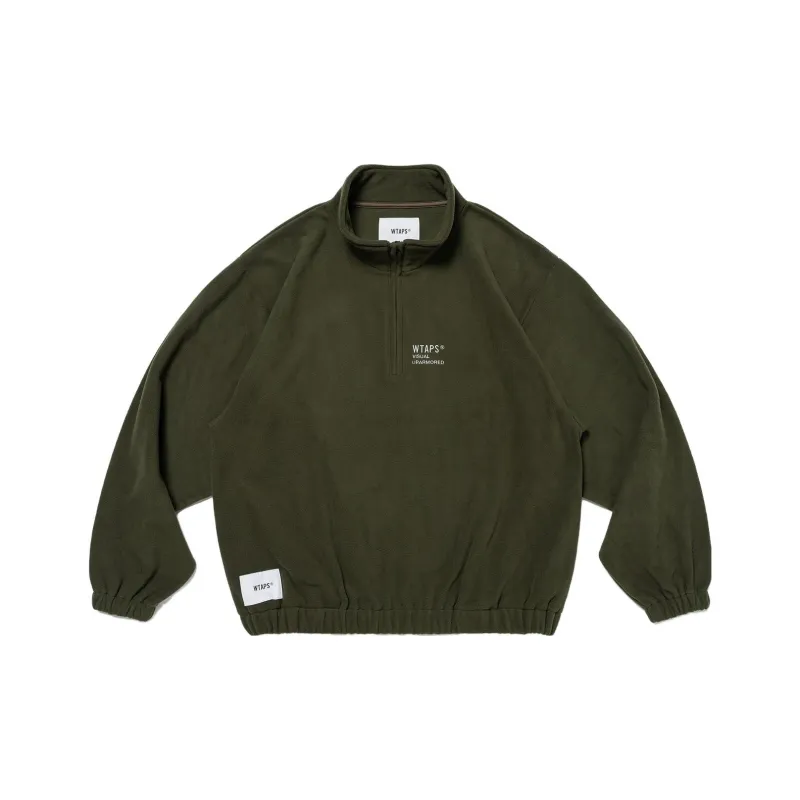 WTAPS Depst Half zip Sweatshirt-6