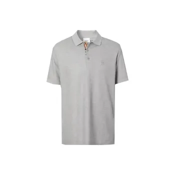 Burberry Polo Shirt Men's Light Heather Gray