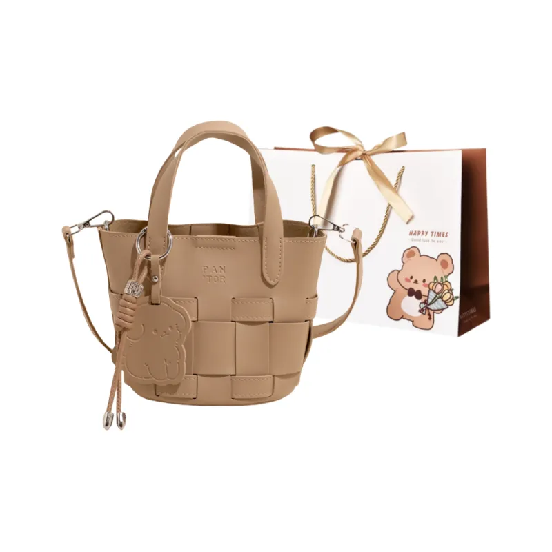 ERANGBEAR PU Crossbody Bag Women's Gray/Purple/Ecru/Black/Khaki-8