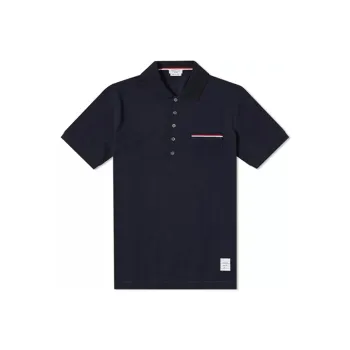 THOM BROWNE Rwb Stripe Polo Shirt