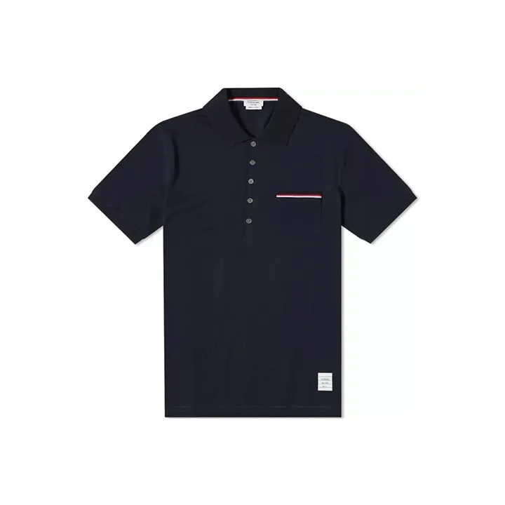 THOM BROWNE Rwb Stripe Polo Shirt-0