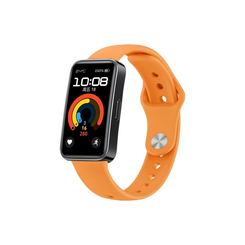 MUZHITIANKONG Huawei Compatibility Watch Band 22CM Silicone Material-6