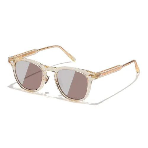 Morakot Plate Frame Round Sunglasses Men's
