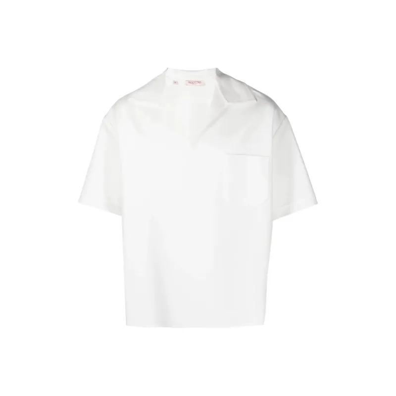Valentino Polo Shirts Men White-0