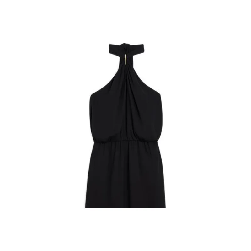 CELINE Halterneck Open Back Dress-2