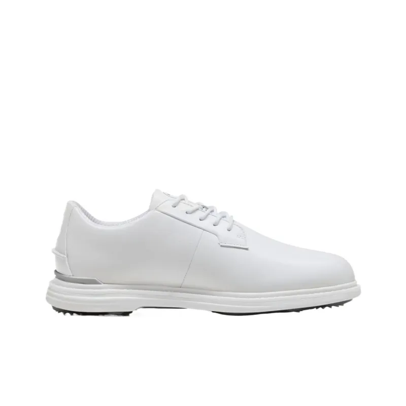 PUMA Royale Waterproof Low Top Golf Shoes Men's White Gray-1