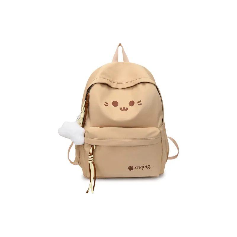 LUVISTRUE Nylon Backpack Women's White/Black/Yellow/Khaki/Sky Blue-18