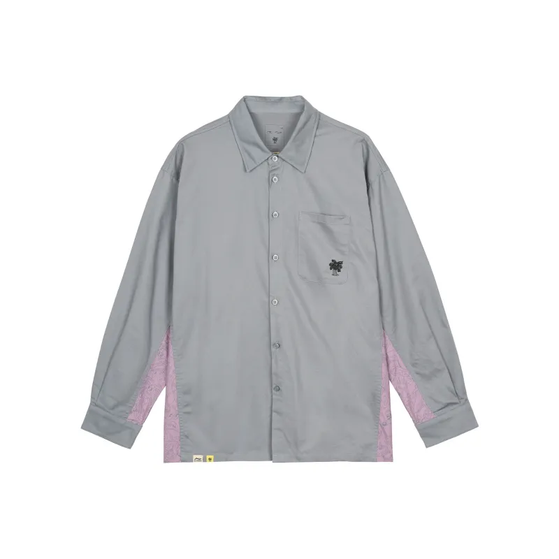 LiNing Skateboard Shirt Men's Gray-0