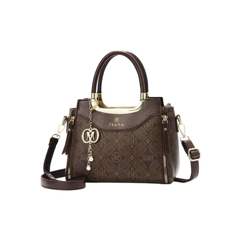 Weymond Artificial Leather Crossbody One Shoulder Handbag Women's Ecru/Earth Yellow/Coffee-1