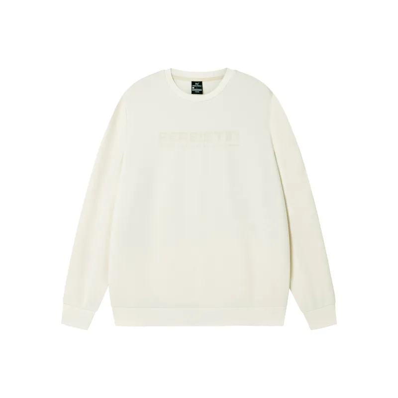 361° Crewneck Sweatshirt Unisex Sandy Brown White-0