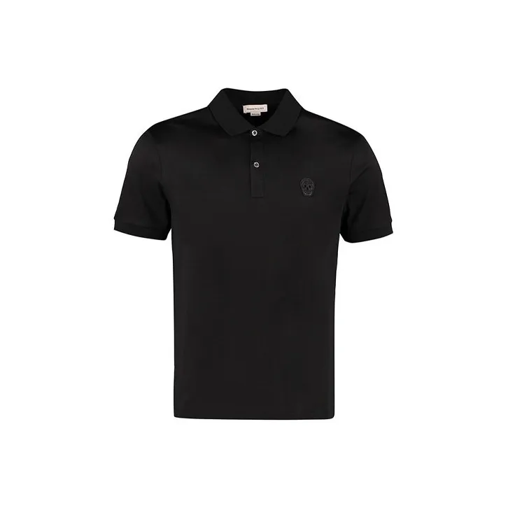Alexander McQueen Polo Shirt Men's Black-0