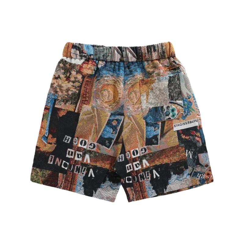 CLOR Casual Shorts Unisex Berlin Brown-1