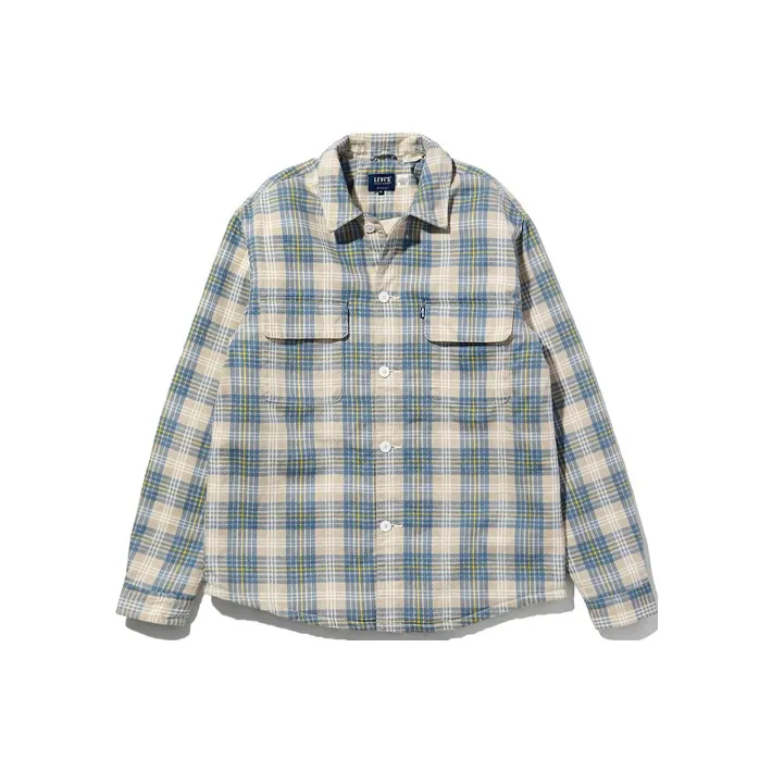 Levis Shirts Men Blue-0