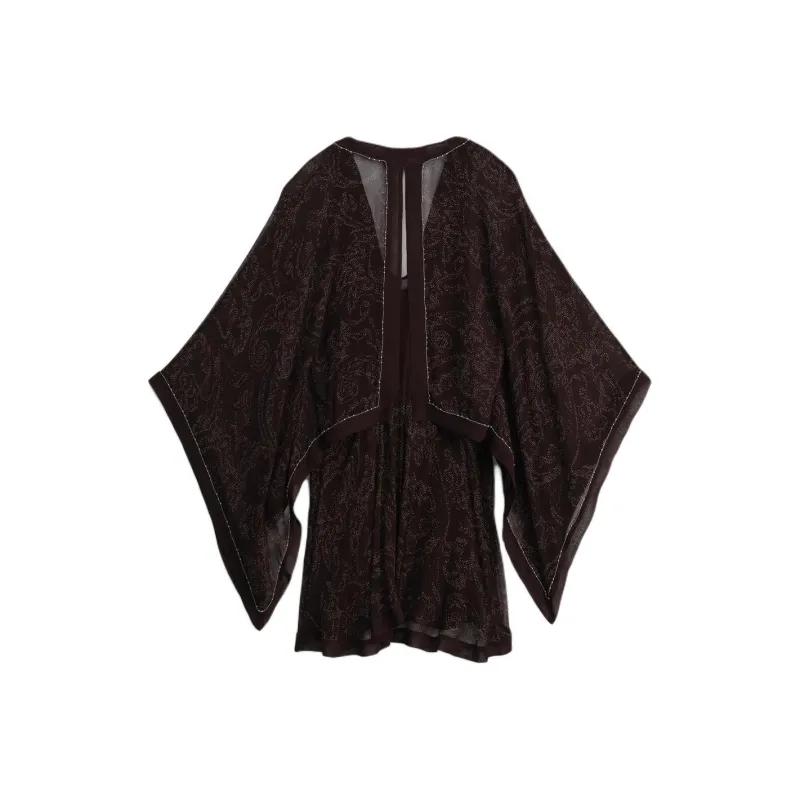 ZARA Long Sleeved Dresses Women's Brown-1
