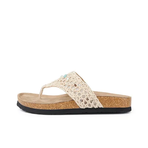 TOOMANYSHOES Flip Flops Women's Apricot
