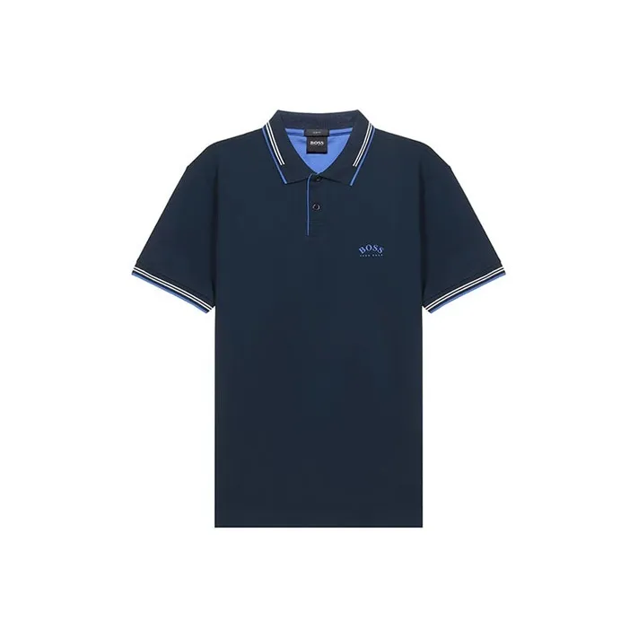 HUGO BOSS Polo Shirts Men Dark Blue-0