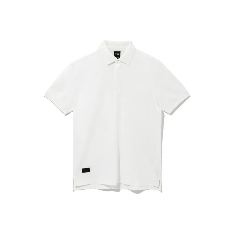 New Era Polo Shirt Unisex White-0