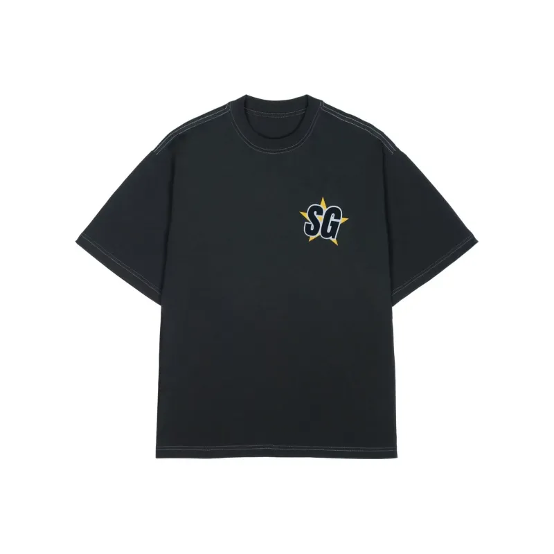 SKUNK GALLERY Short Sleeved T Shirts Men's Dark Gray-0
