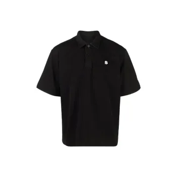 Sacai Polo Shirts Men Black