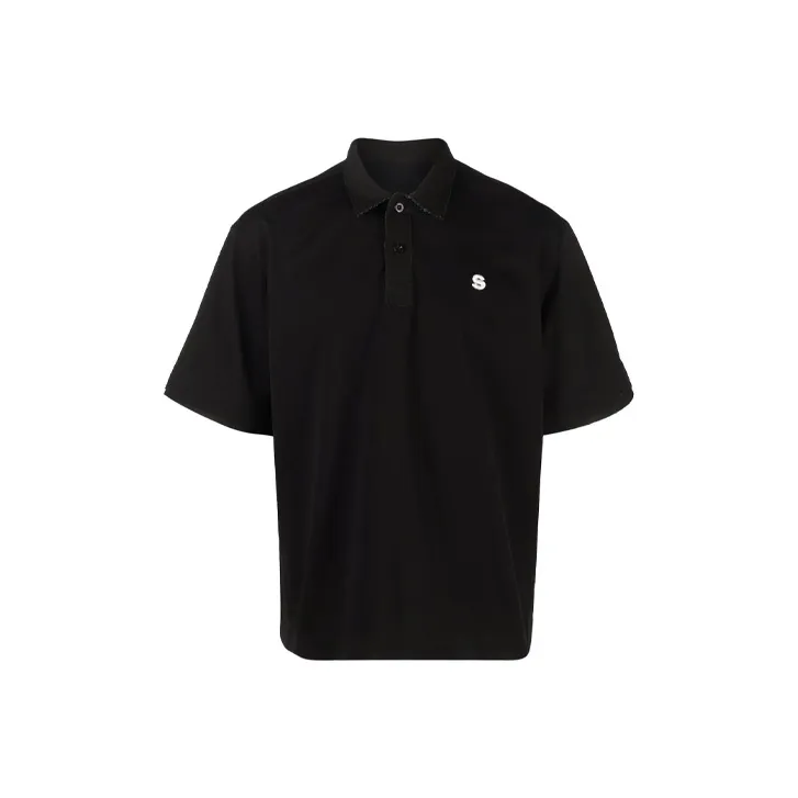 Sacai Polo Shirts Men Black-0