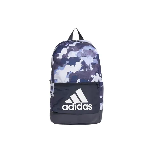 Adidas Polyester Backpack Regular Unisex Blue