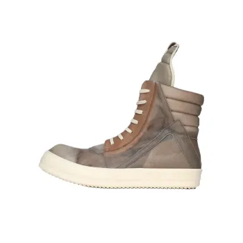 RICK OWENS/RO HOLLYWOOD High Top Skateboard Shoes Men's Brown