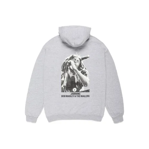 WACKO MARIA Bob Marley Co-branded Edition Sweatshirts Unisex Gray