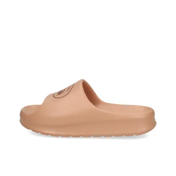 LACOSTE Logo print Slides Women's